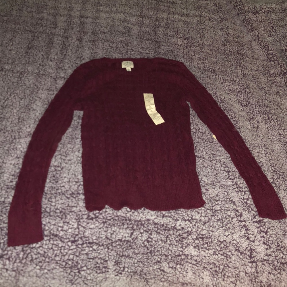 Red sweater